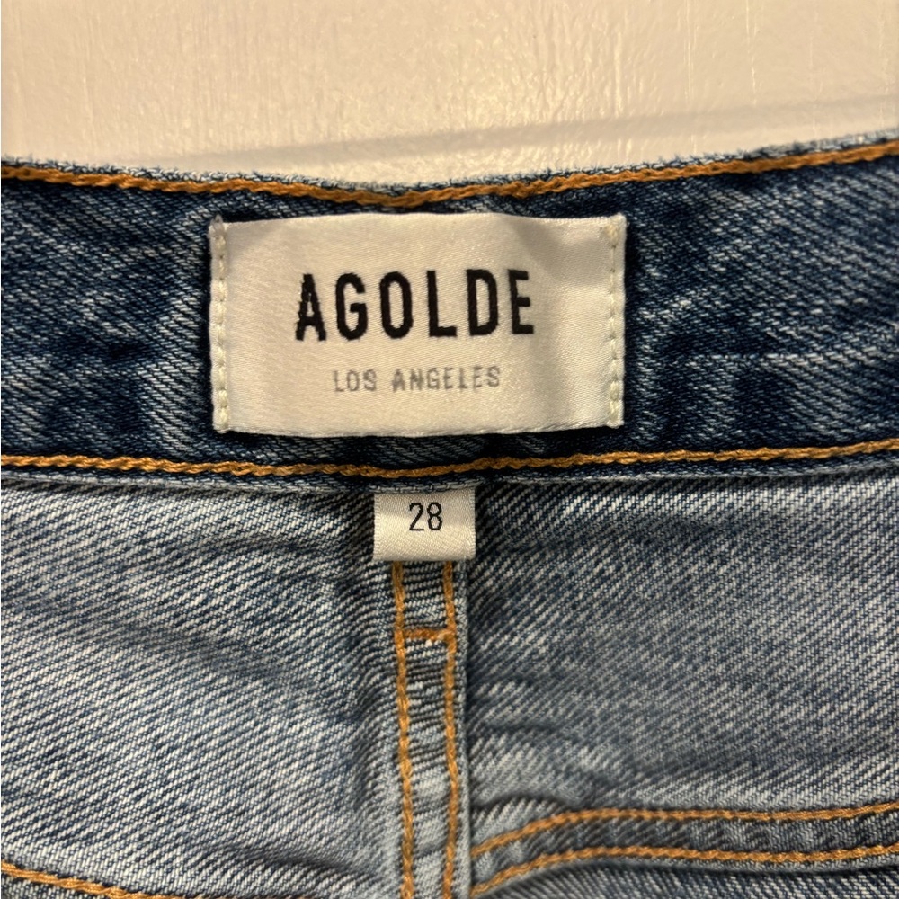 Agolde Riley High Rise Straight Crop Jean - Picture 2 of 4